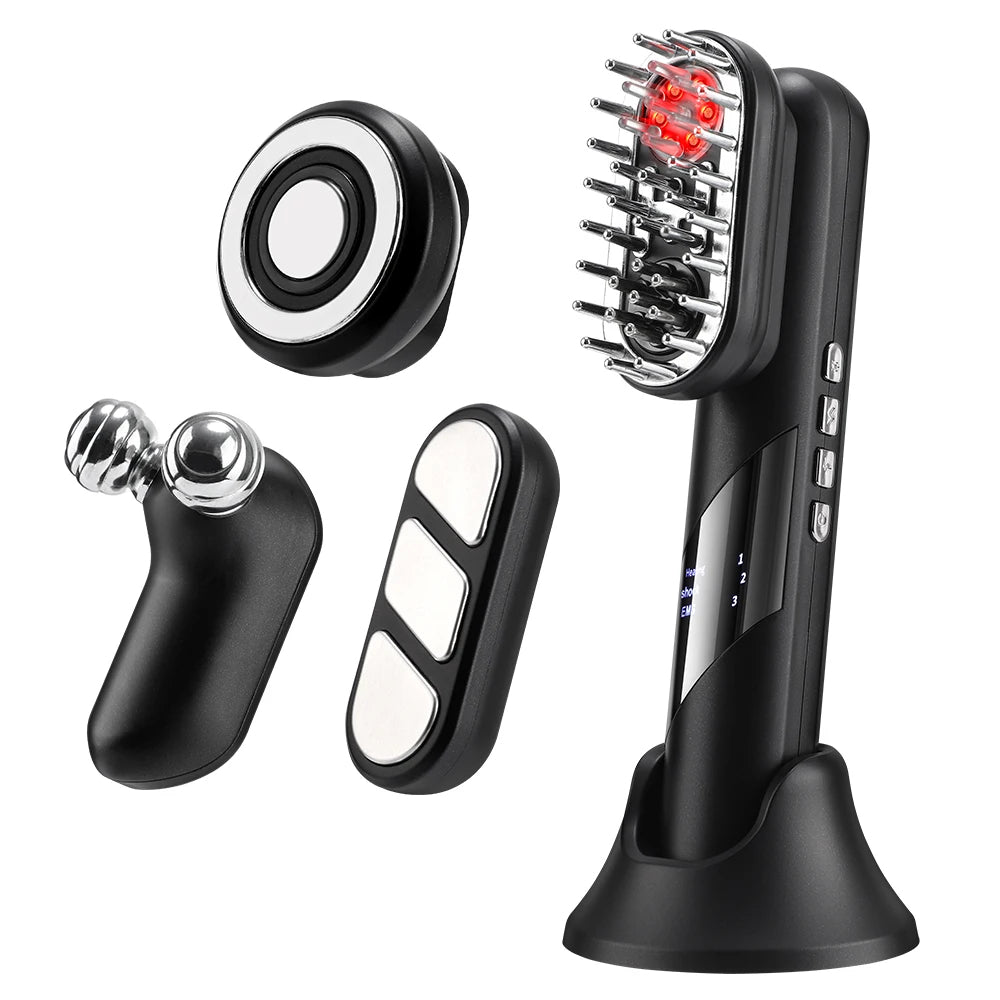 ScalpCare Pro — 4-in-1 Electric EMS Scalp Massager | Hair Growth + Relaxation