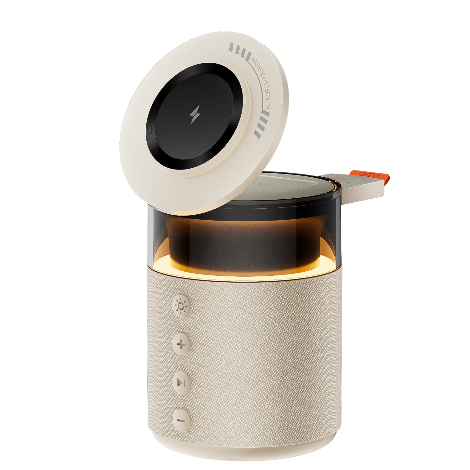 PowerHub Pro — 5-in-1 Magnetic Wireless Charging Station | Bluetooth Speaker + LED Night Light