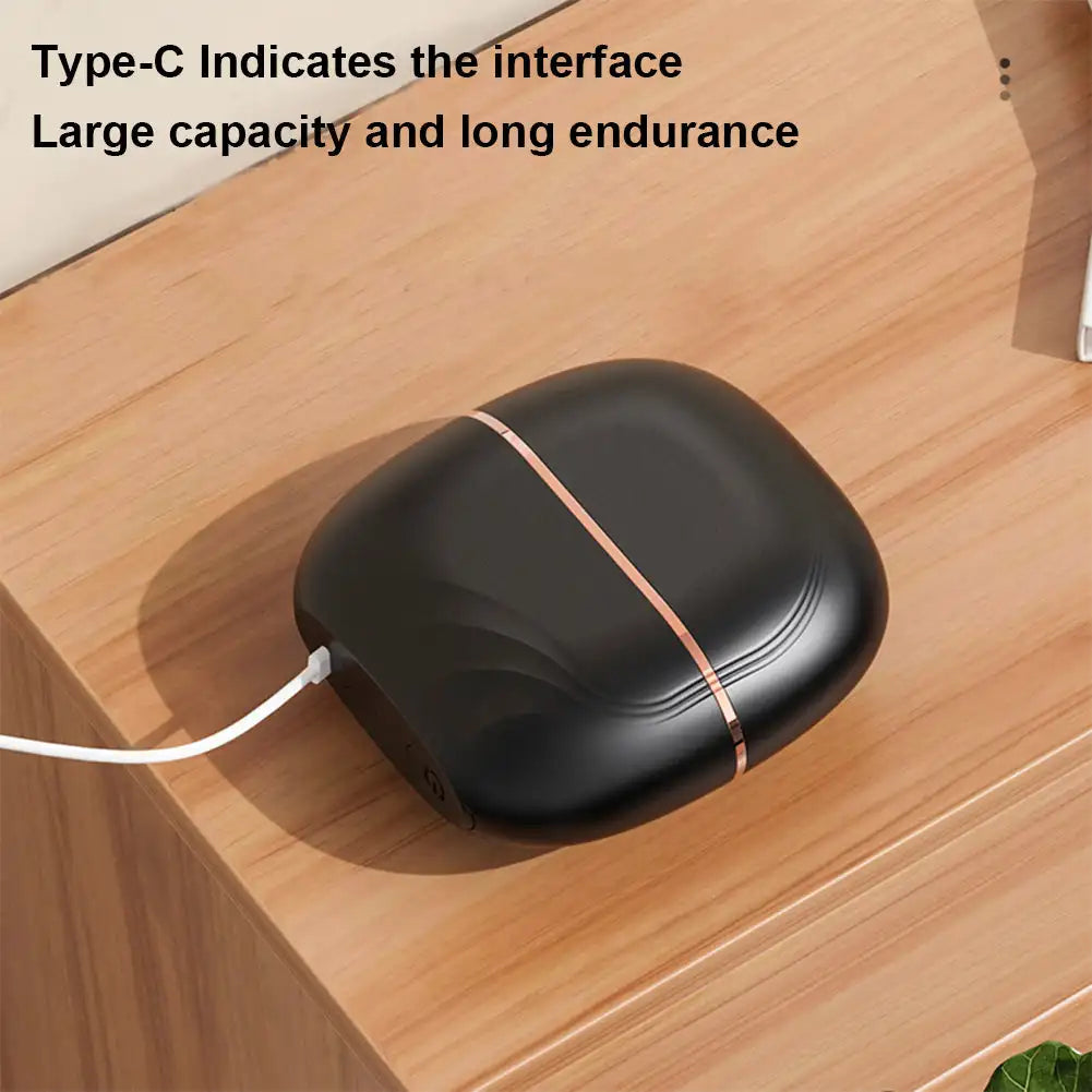 GlideSlim Pro — Mini Rechargeable Hair Straightener | Fast Heat + USB Charging | Travel Ready