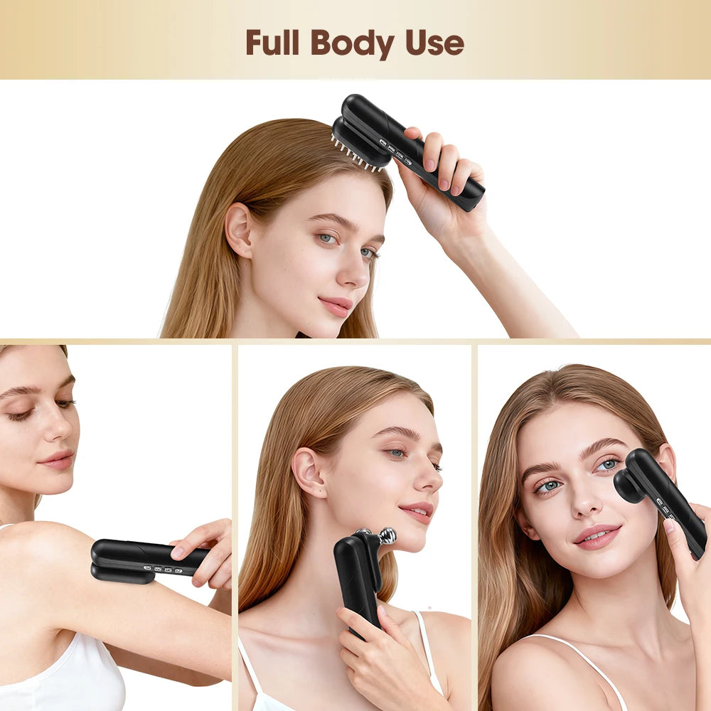ScalpCare Pro — 4-in-1 Electric EMS Scalp Massager | Hair Growth + Relaxation