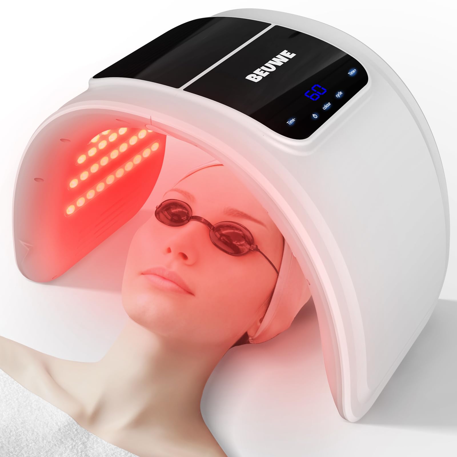 GlowMask Pro — 7-Color LED Red Light Therapy Face Mask | Anti-Aging + Acne + Skin Renewal