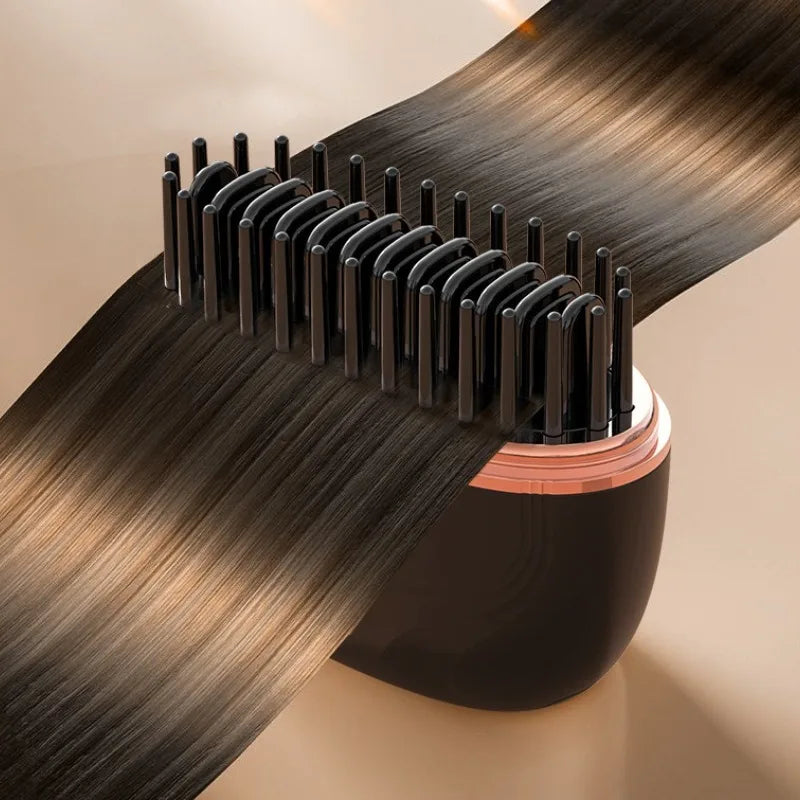 GlideSlim Pro — Mini Rechargeable Hair Straightener | Fast Heat + USB Charging | Travel Ready