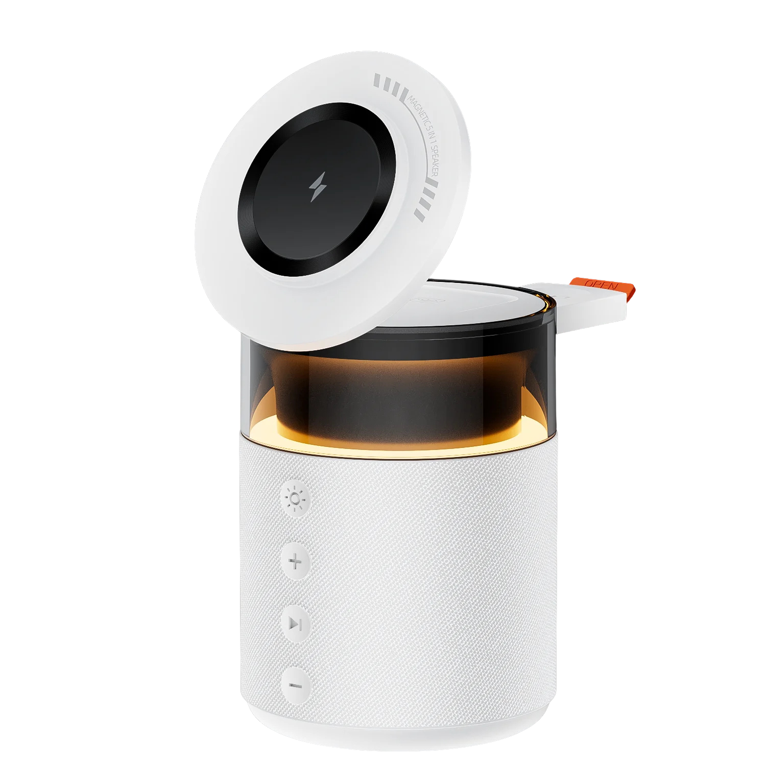 PowerHub Pro — 5-in-1 Magnetic Wireless Charging Station | Bluetooth Speaker + LED Night Light