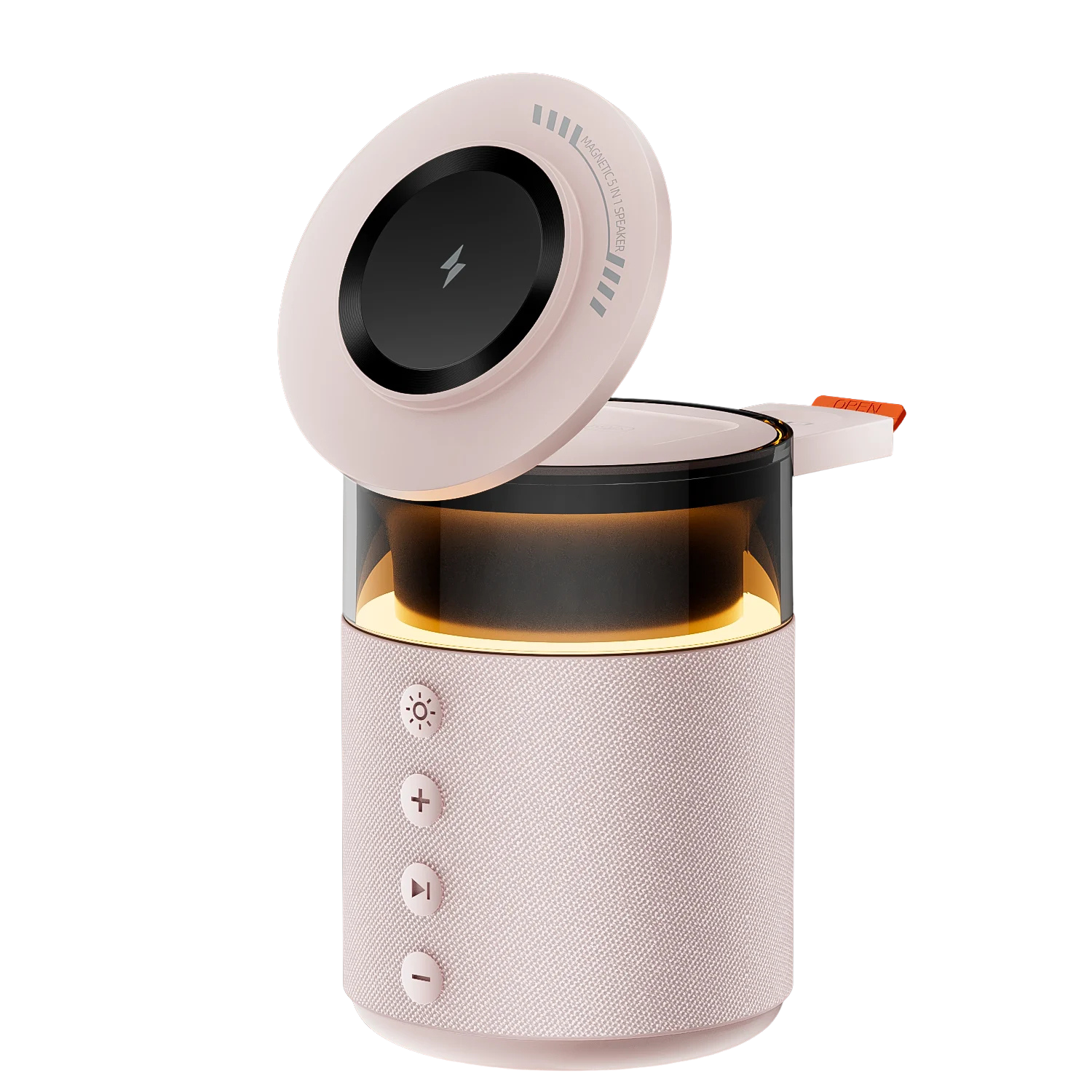 PowerHub Pro — 5-in-1 Magnetic Wireless Charging Station | Bluetooth Speaker + LED Night Light